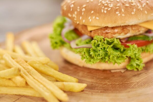 Classic american burger food